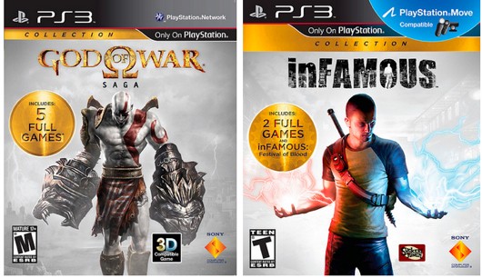 God of War  inFamous God of War  inFamous
