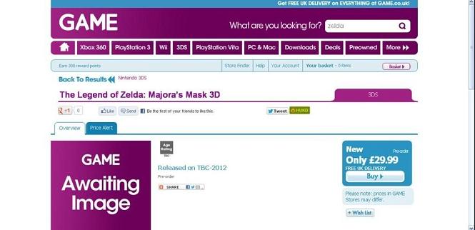 Zelda: Majora's Mask