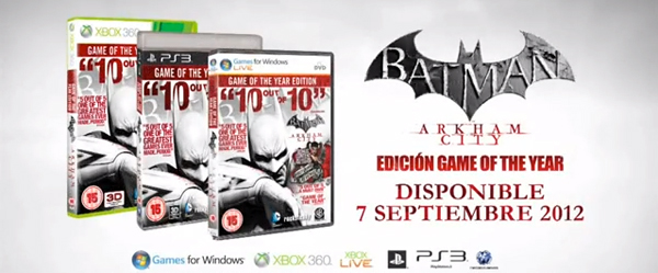 Batman Arkham City: Edición Game of the Year Batman Arkham City: Edición Game of the Year