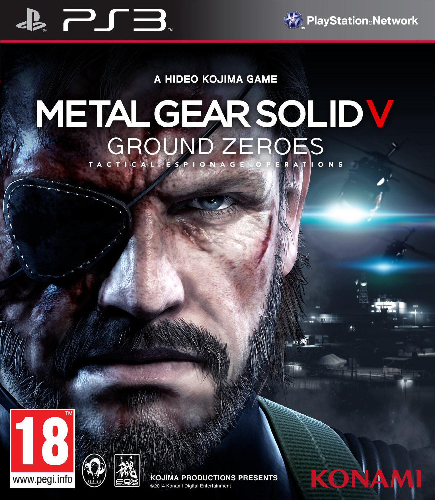 La portada de Metal Gear Solid V: Ground Zeroes