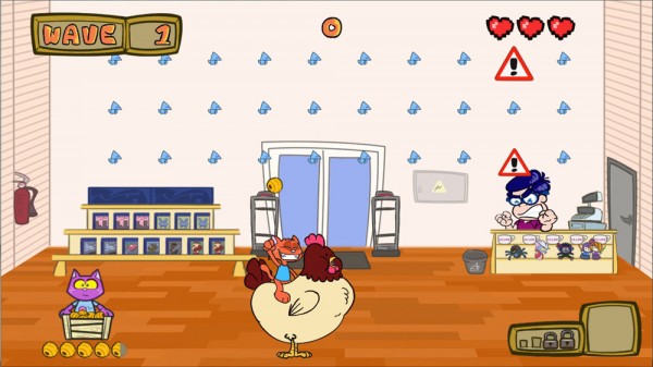 Chicken Origami Invaders