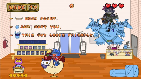 Chicken Origami Invaders