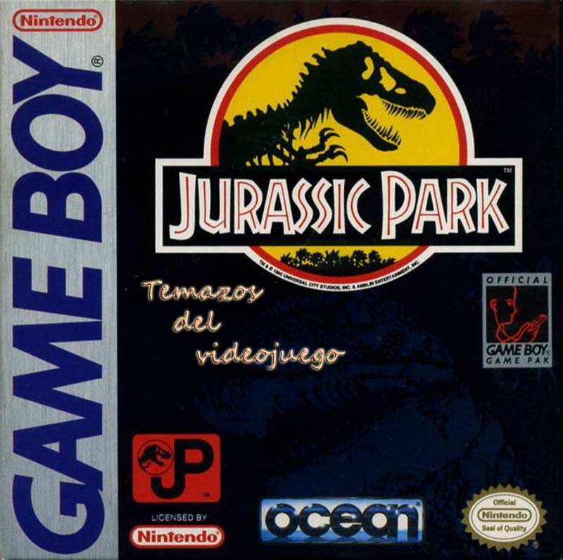 Jurassic Park GB jurassic park game boy videojuegos game boy canciones videojuegos bandas sonoras videojuegos borntoplay juegos game boy juegos nintendo
