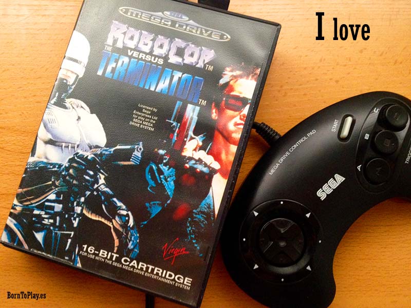 Robocop, terminator, videojuegos violentos, Virgin games, Robocop vs Terminator, violencia, los videojuegos más violentos, mega drive, sega, borntoplay