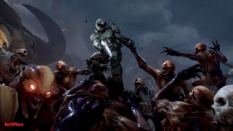 DOOM juegos de acción fps juegos ps4 doom 3 bethesda games los mejores juegos del año borntoplay
