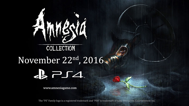 Amnesia Collection anunciada para PS4  BornToPlay. Blog 