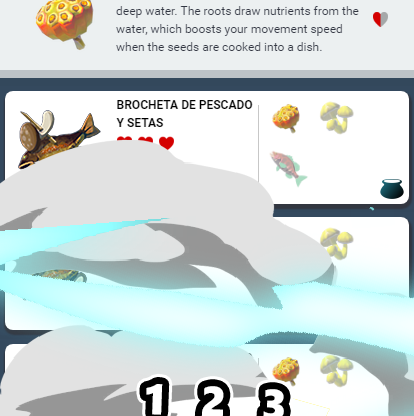 Todas las recetas de Zelda Breath of the Wild | BornToPlay. Blog de